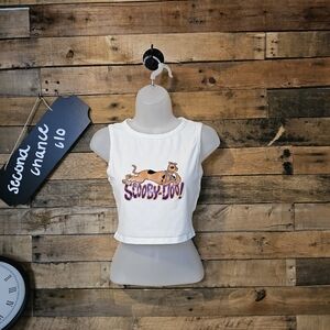 Shein Women’s Scooby Doo Cropped Tank Top Size Medium